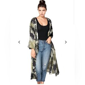 Subtle luxury kimono robe